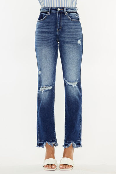 Sophia High Rise Slim Straight Jeans