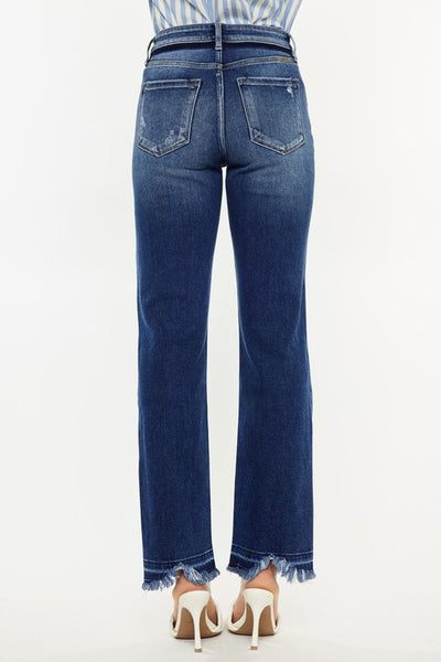 Sophia High Rise Slim Straight Jeans