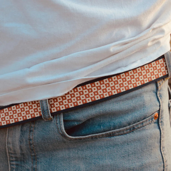 Aztec Checker Belt