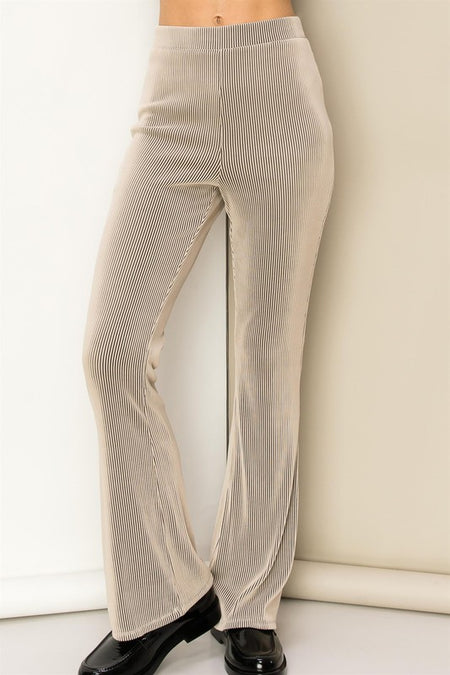Taupe Colored Slim Fit Remi Pants