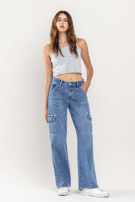 Paula Petite Mid Rise Flare Jeans