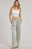Moss Elastic Waist Pants