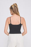 Black Smooth Knit Bralette