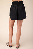 Black High Rise Shorts