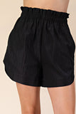 Black High Rise Shorts