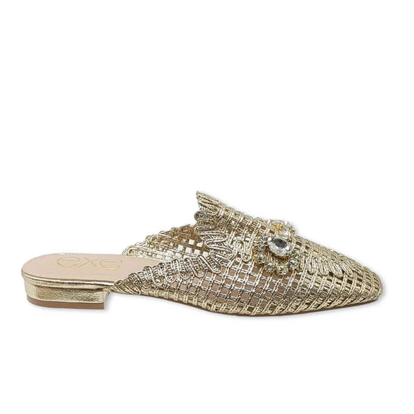 Gold Shimmery Slides
