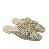 Gold Shimmery Slides