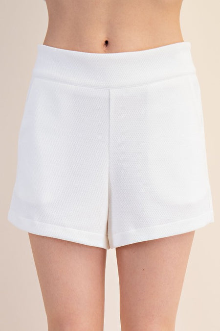 Charcoal Front Pocket Detailed Shorts