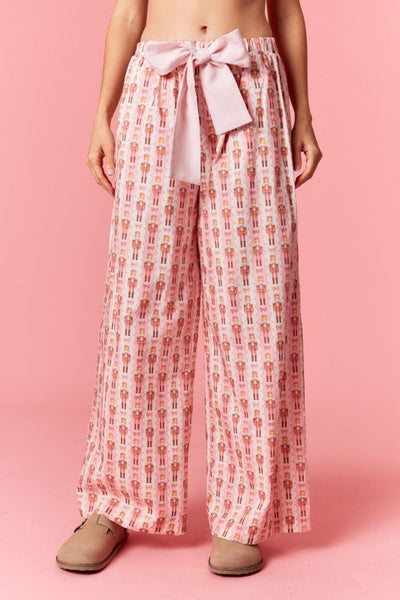 Pink Holiday Toy Soldier PJ Pants