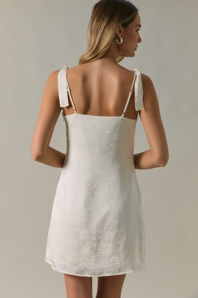 Sleeveless Cowl Neck Shoulder Straps Slip Dress
