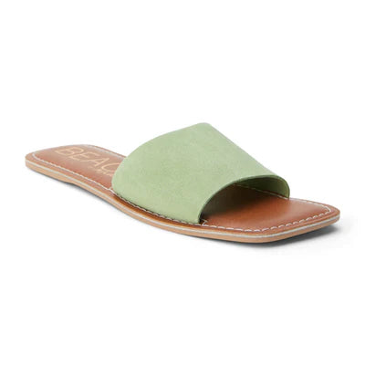 Lime Bali Suede Sandals