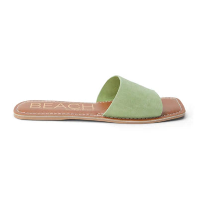 Lime Bali Suede Sandals