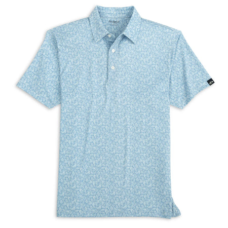 Light Blue and White Colored Pearl Snap Short Sleeve Button Up