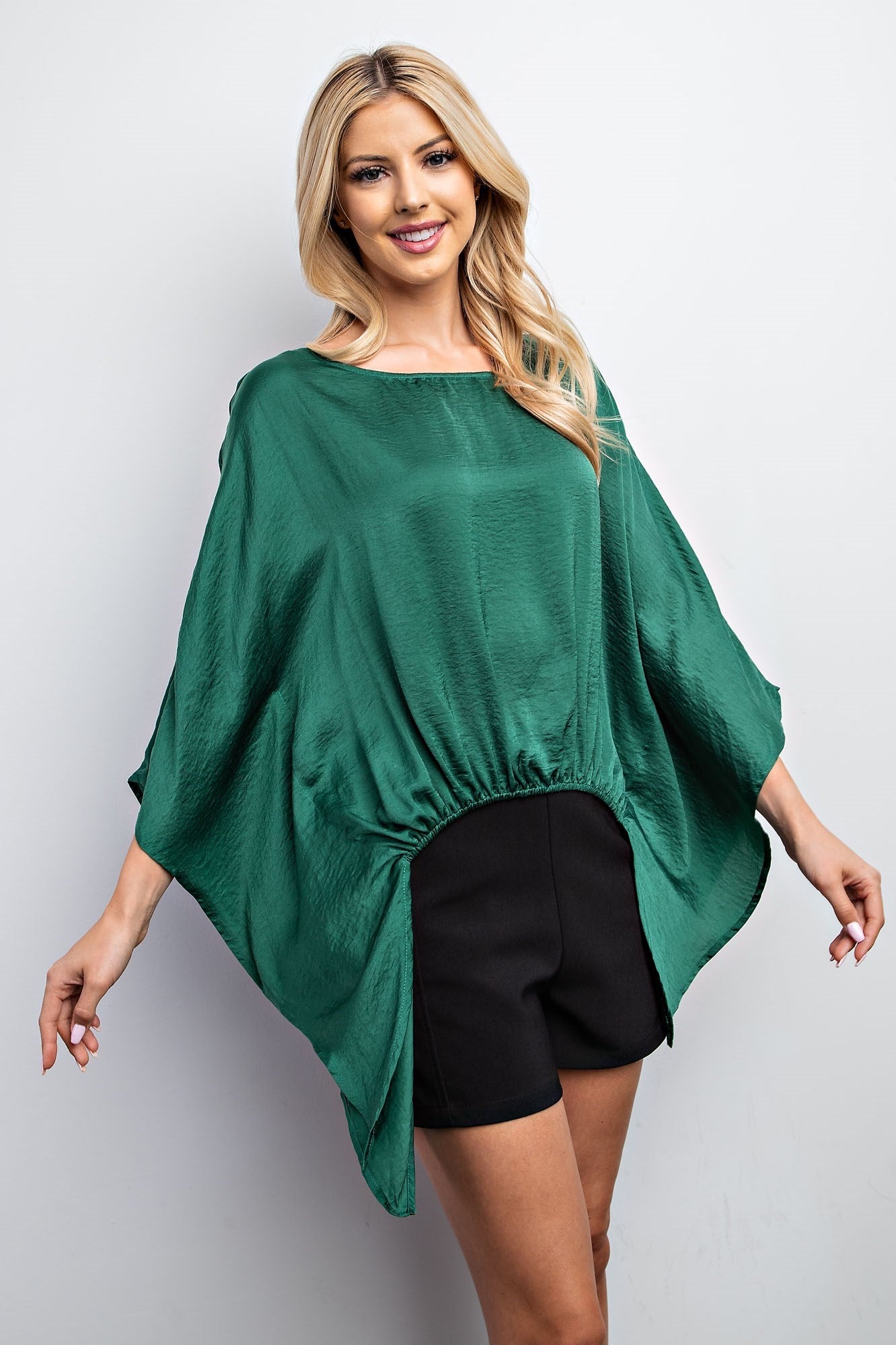 High low sales poncho top