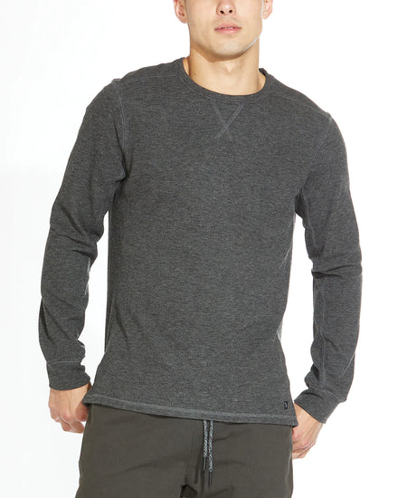 Charcoal Heather Colored Long Sleeve 1/4 Zip Up Pullover