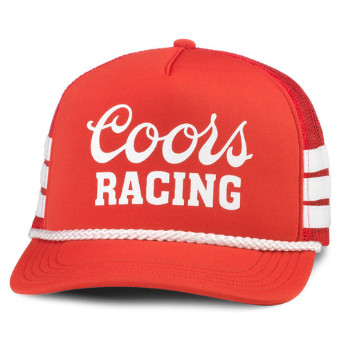 Red Coors Racing Braided Trucker Hat