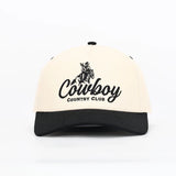 Black and White Cowboy Country Club Hat