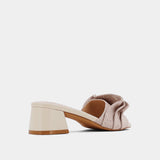 Frances Natural Woven Kitten Heels