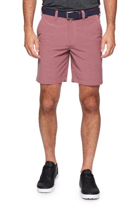 Rose Colored Twill Shorts