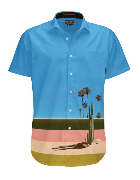 Baja Llama 5PM Nighthawk Button Up