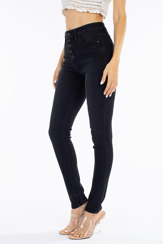 Hattie High Rise Black Super Skinny Jeans