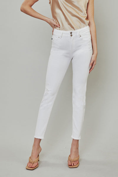 Westlyn White Skinny Jeans with Detail – THE WEARHOUSE