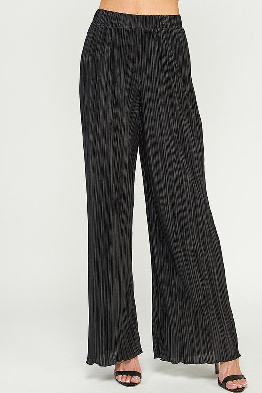 Black Wide Leg Trousers