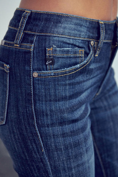 Brooke Dark Wash Mid Rise Jeans