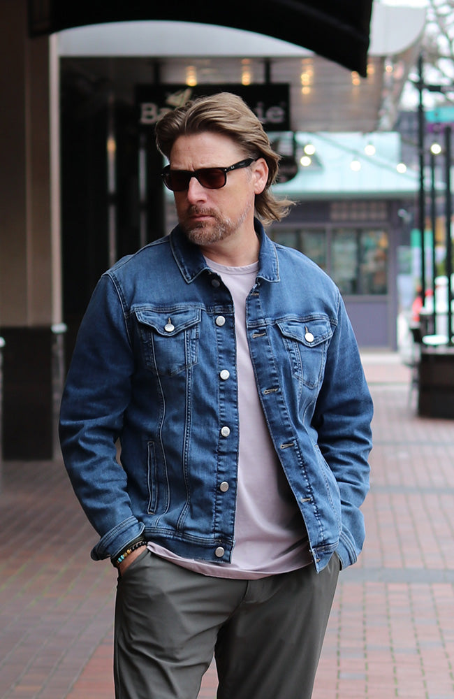 The Frankie Dark Blue Denim Jacket