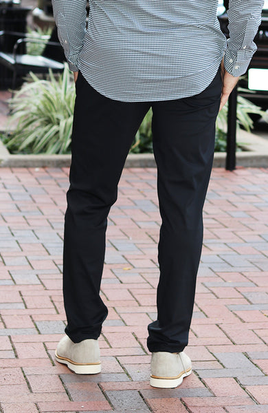 Rhone Black Colored Commuter Slim Fit Pants