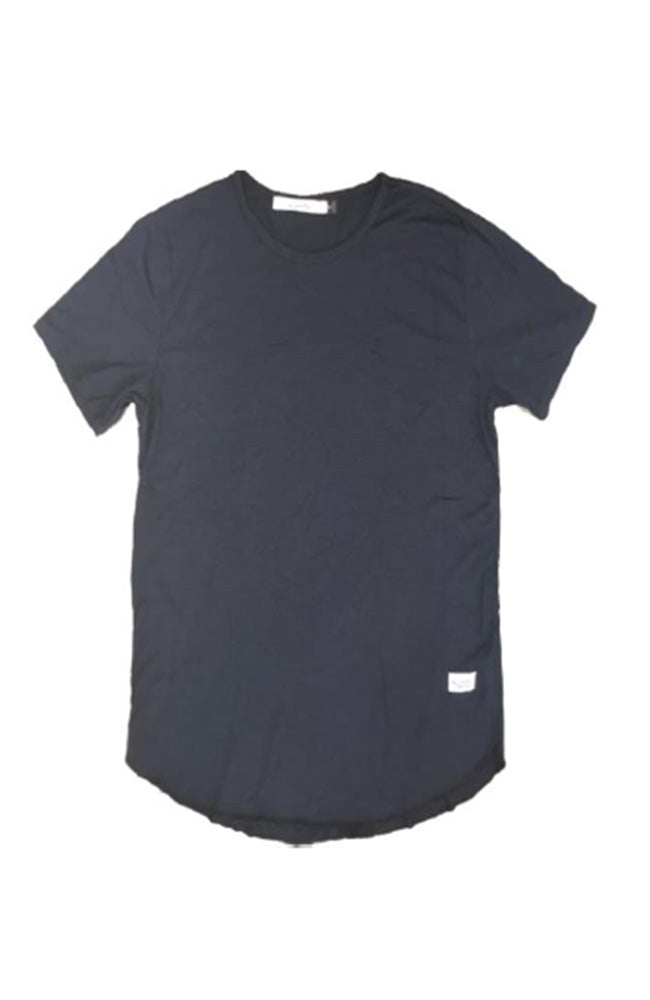 Carbon Black 4 Corners Crew Neck Tee