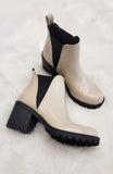 Charlotte Natural Colored Combat Boot