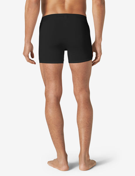 Tommy John Black Second Skin Trunk 4"