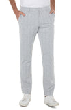 Grayson Silver and White Plaid Pants