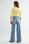 Sara High Rise Wide Leg Patch Pocket