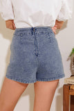 Acid Washed Denim Skort