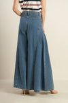 Wendy Extra Wide Leg Pleated Jeans