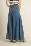 Wendy Extra Wide Leg Pleated Jeans