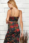 Black Multi Floral Top