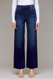 Dark Blue Clean Stretch Dad Jeans