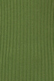 Light Green Ruffle Detail Sleeveless Sweater Top