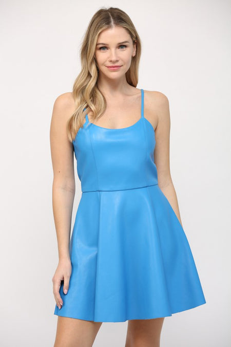 Magenta Colored Button Down Mini Dress