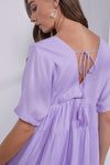 Lavender Colored Tiered Dress