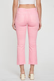 Emery Pink High Rise Cropped Jeans