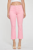 Emery Pink High Rise Cropped Jeans