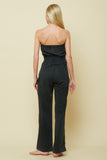 Black Tube Top Jumpsuit
