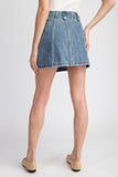 Mineral Washed Mini Skirt