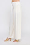 Butter Cream Crinkle Satin Pant