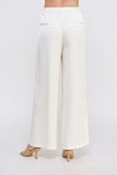Butter Cream Crinkle Satin Pant