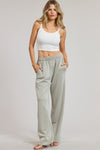 Moss Elastic Waist Pants